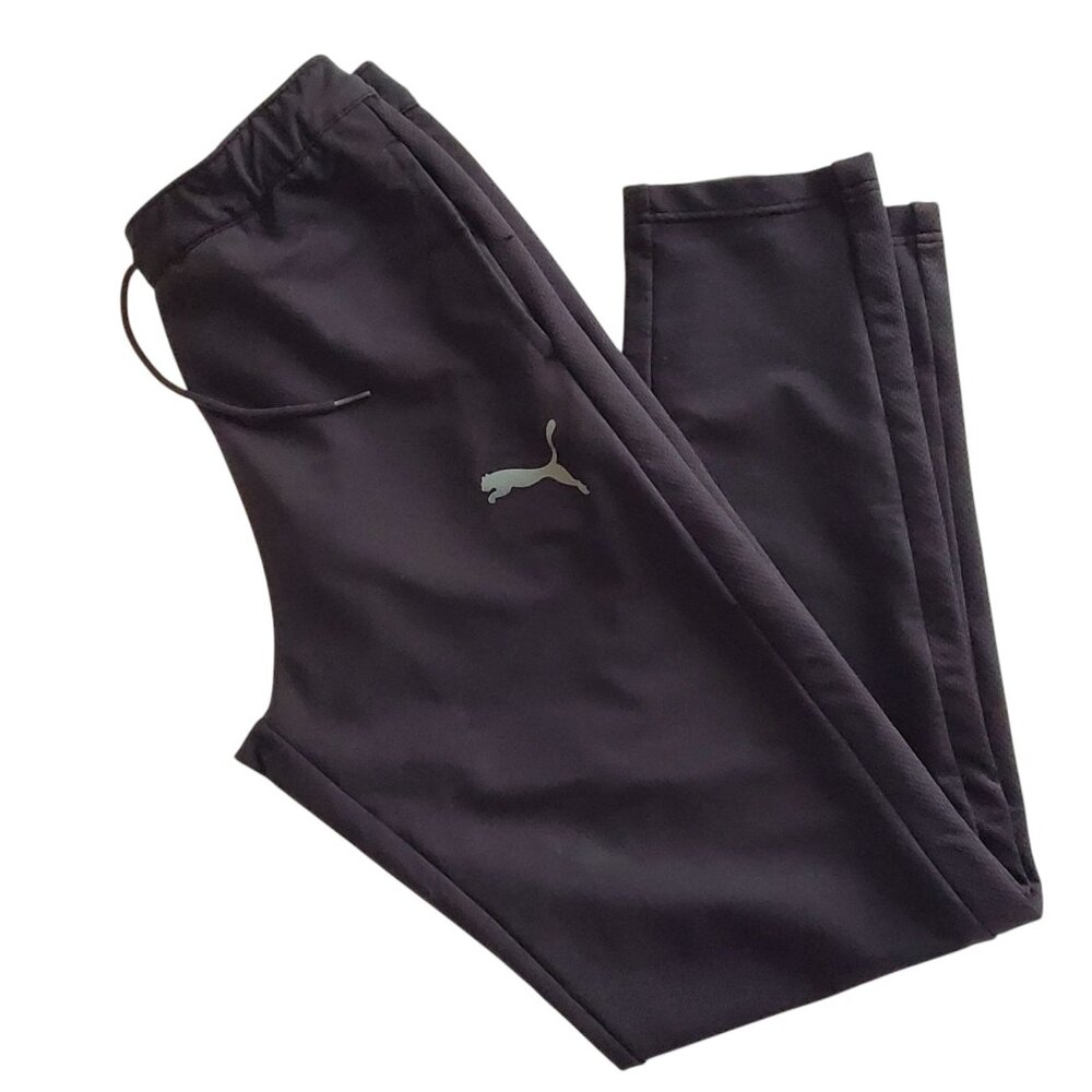 PUMA SE WAY 1 BLACK SWEAT JOGGERS SZ SMALL